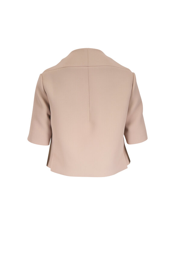 Khaite Franc Tea Stain Doubleface Crepe Jacket - view 2