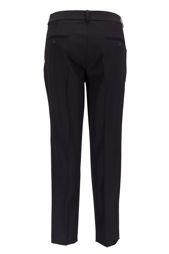 Michael Kors Collection - Black Stretch Wool Skinny Pants