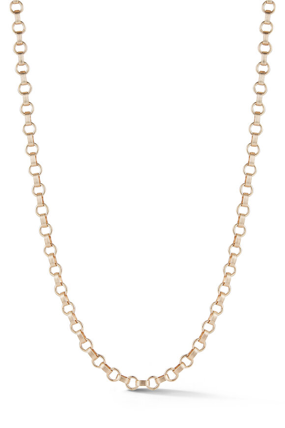Storrow 14k Yellow Gold Book Link Everett Chain