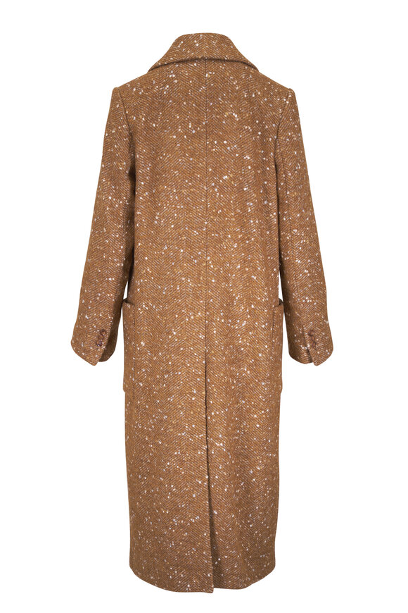 Dorothee Schumacher Cozy Attraction Saffron Tweed Coat - view 2