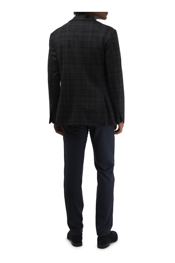 Maurizio Baldassari - Navy Flannel Five Pocket Pant