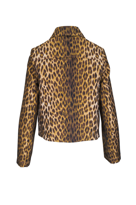 Odeeh - Leopard Hazelnut Jacquard Jacket