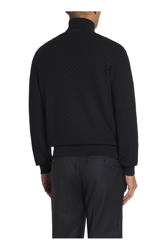 Brioni - Trajma Navy Zip Cardigan 