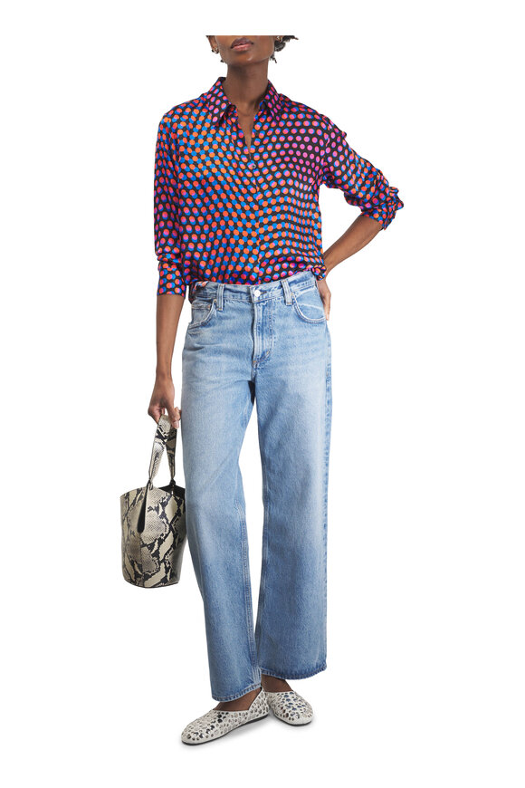 Dries Van Noten Chowy Layered Polka Dot Printed Shirt - view 2