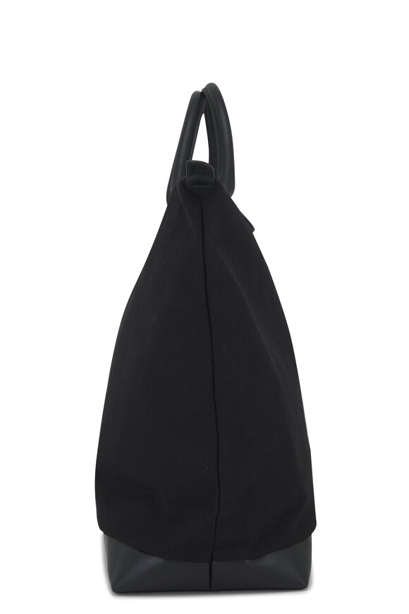 Want Les Essentiels - Hartsfield Black Canvas Weekender Bag 