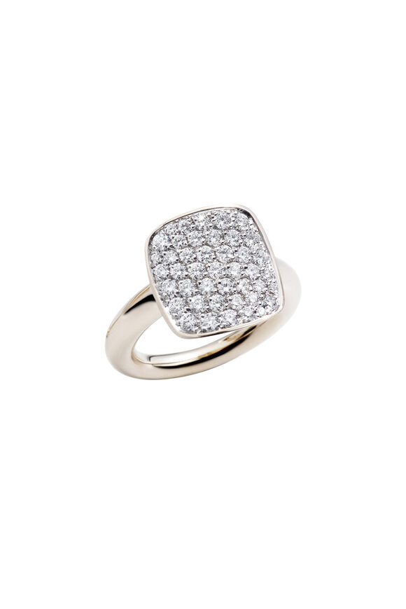 Vhernier - 18K White Gold Diamond Cardinale Piccolo Ring