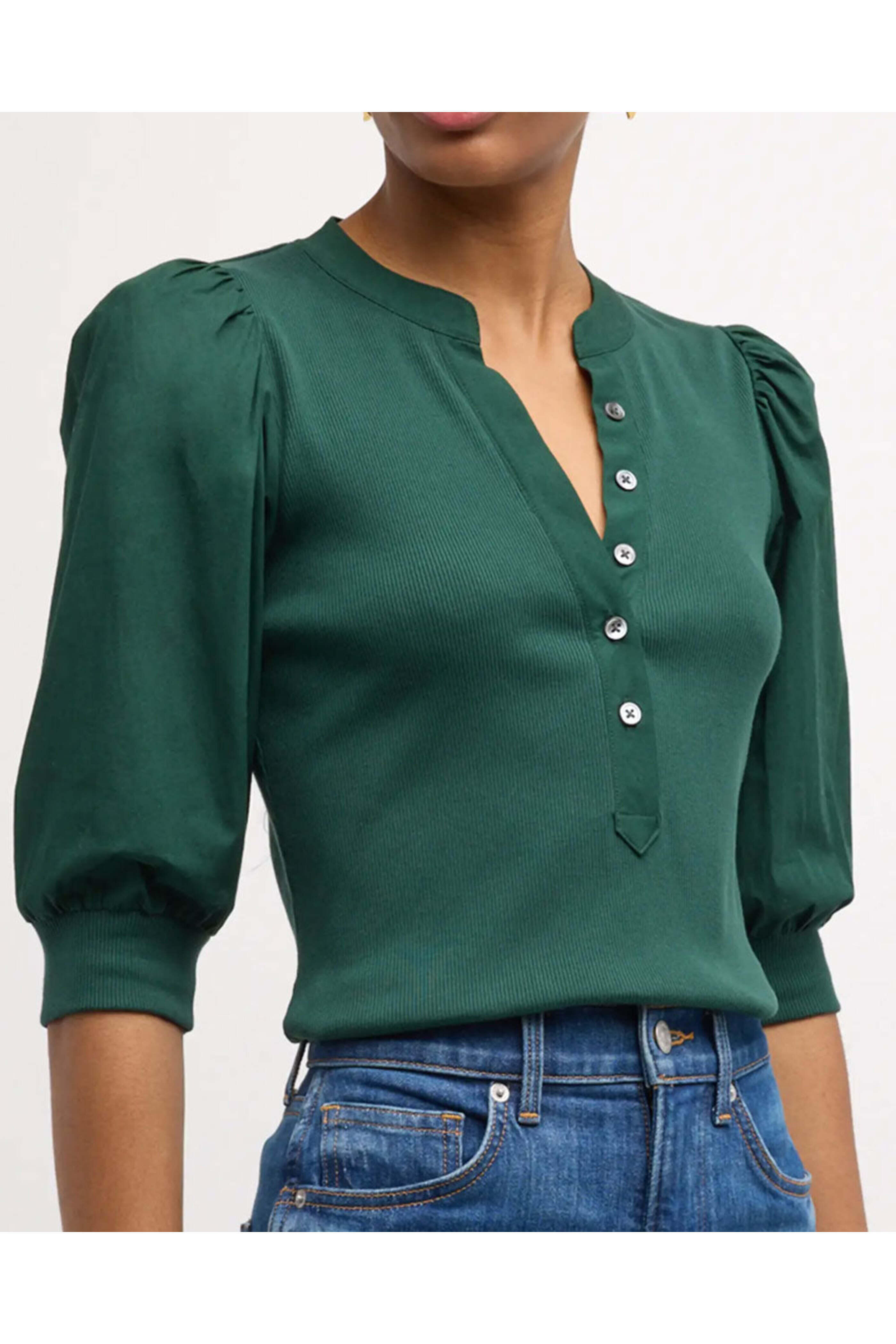 Veronica Beard - Pine Coralee Top