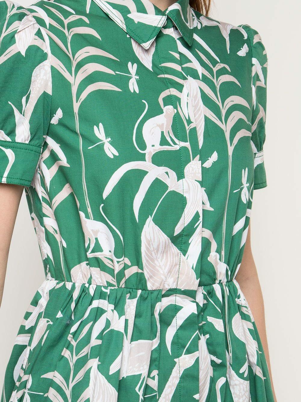 borgo de nor green dress Bianca Linen Maxi Dress - Waterlily Green main image 1