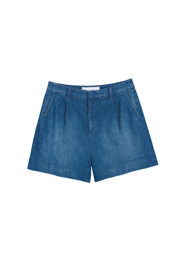 Frank & Eileen Waterford Blue Denim Walking Short - view 1