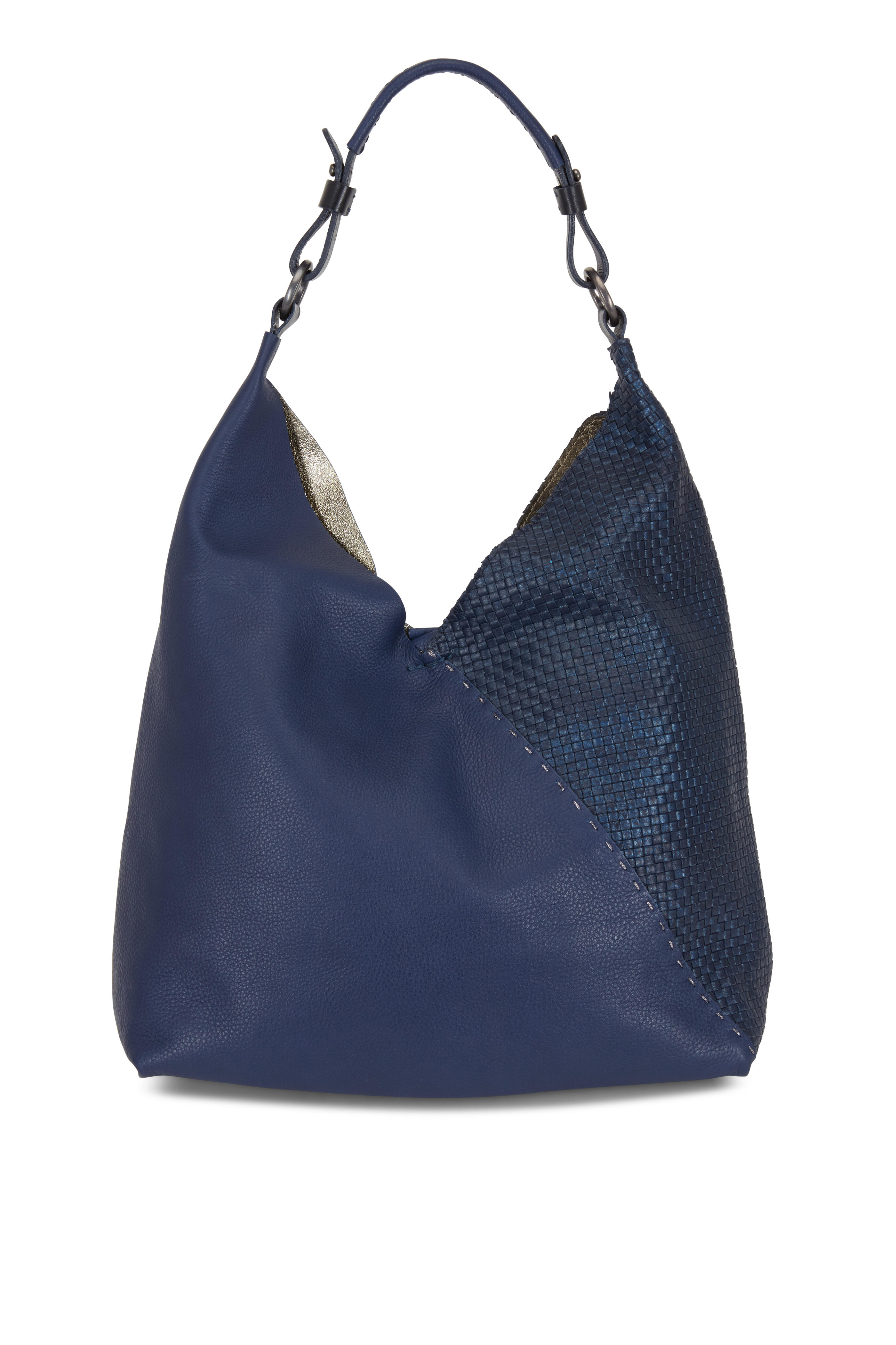 Navy best sale hobo handbag