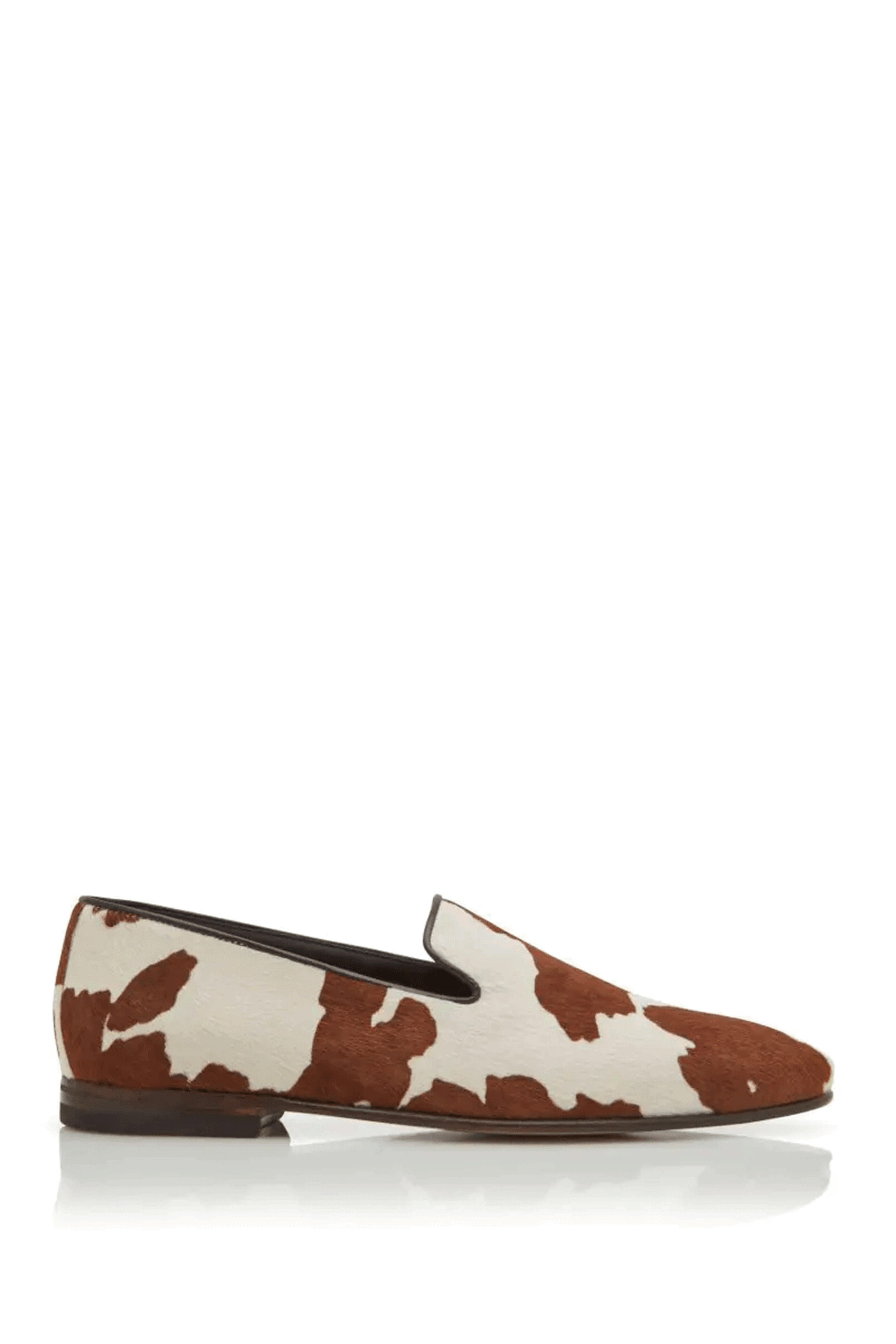 Manolo Blahnik - Mario Haircalf Loafer in Cow Print