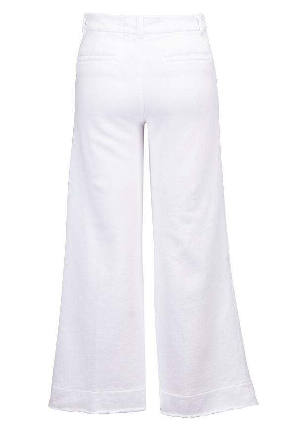 Frank & Eileen Riley White Wide Leg Cropped Pant - view 2