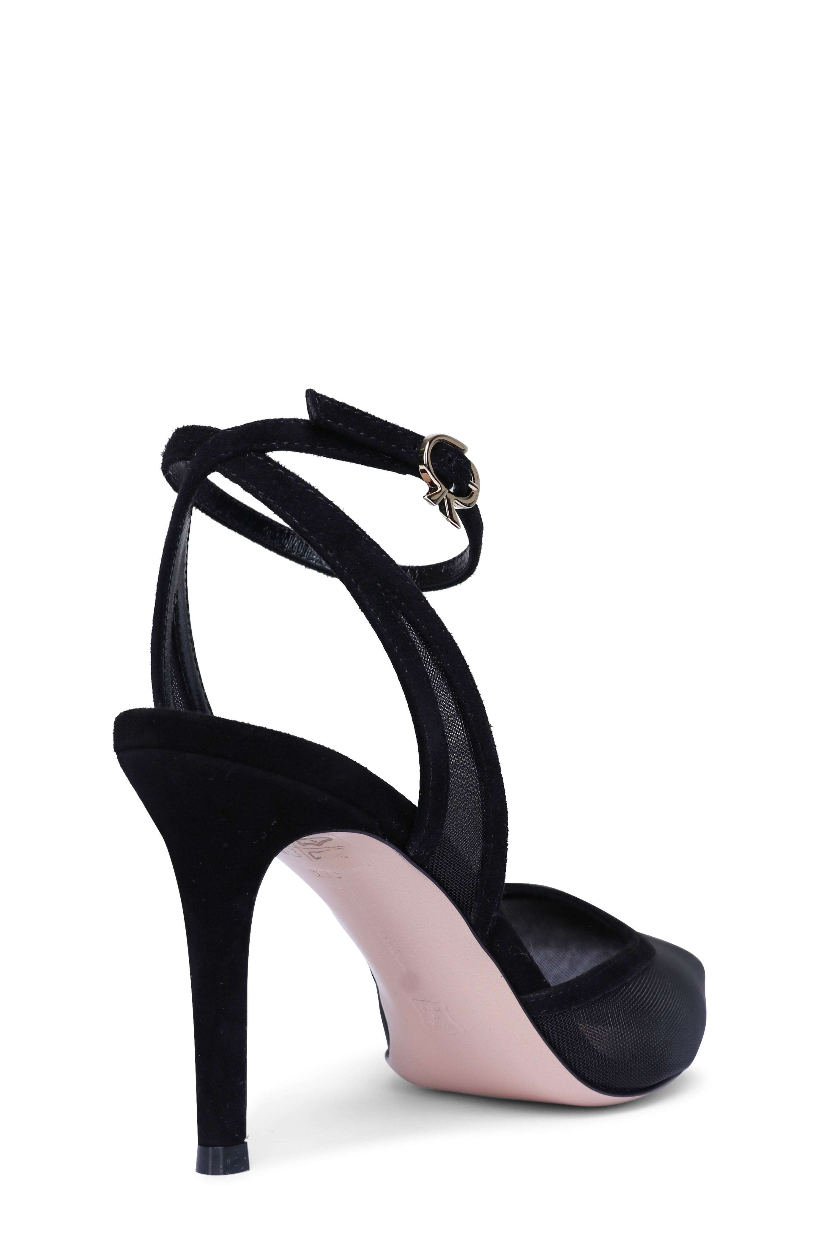 パンプス Gianvito Rossi ORGANZA SUEDE DECOLLETE T.085 Gianvito Rossi Organza Suede Decollete T.085 Shoes – BALTINI