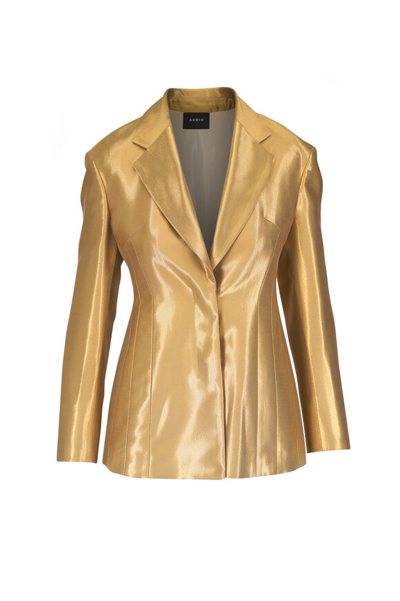 Akris Walker Gold Lurex Jacket