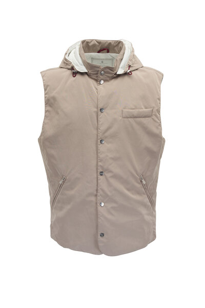 コート Brunello Cucinelli Padded Hooded Vest BRUNELLO CUCINELLI - Padded Hooded Vest Brunello Cucinelli