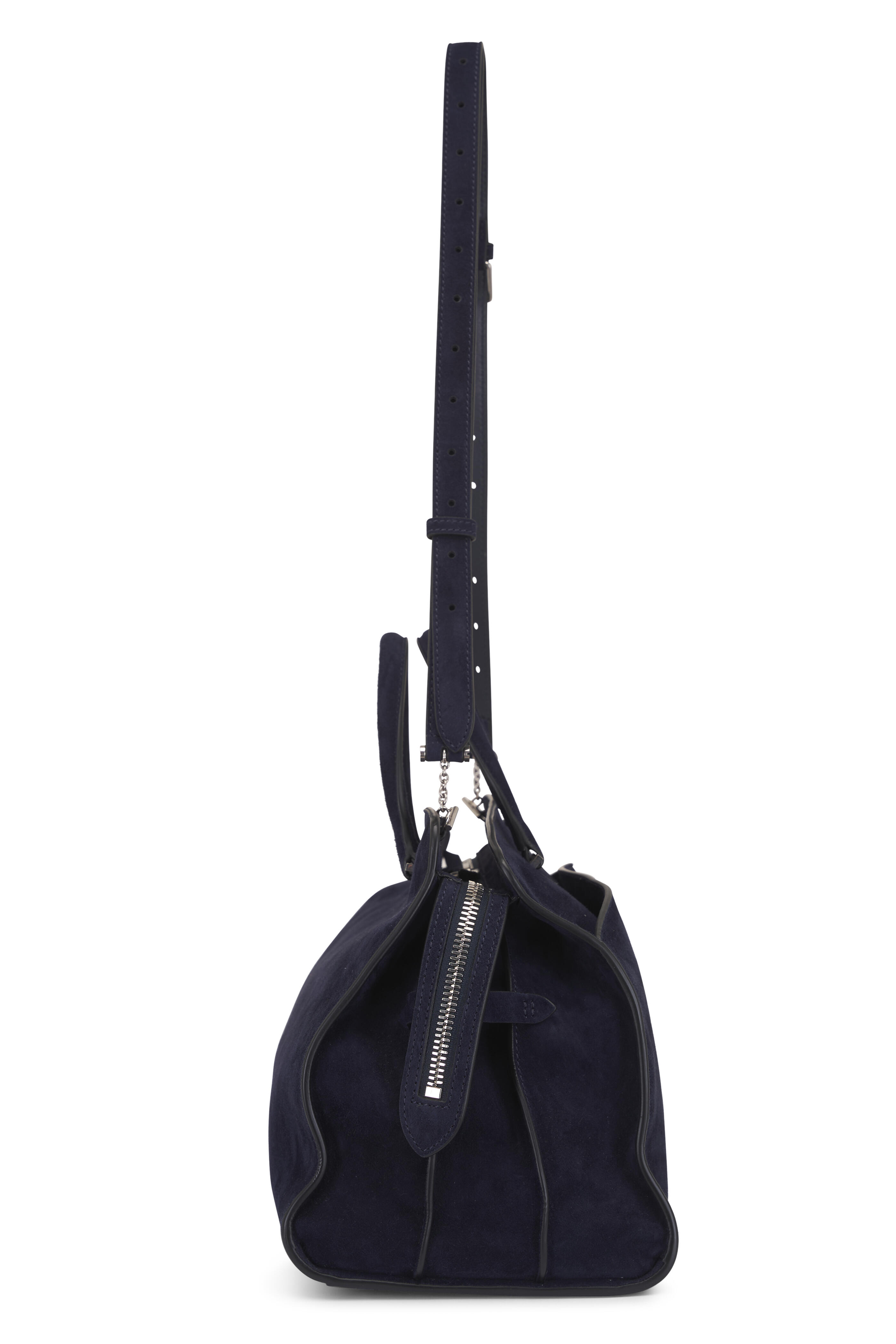 Métier - Private Eye Midnight Suede Bag