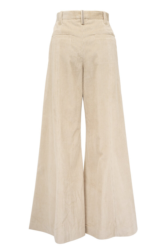 Brunello Cucinelli Dune Corduroy Flare Pant - view 3