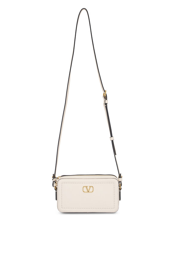 Valentino Garavani Mini Alltime Camera Bag in Ivory
