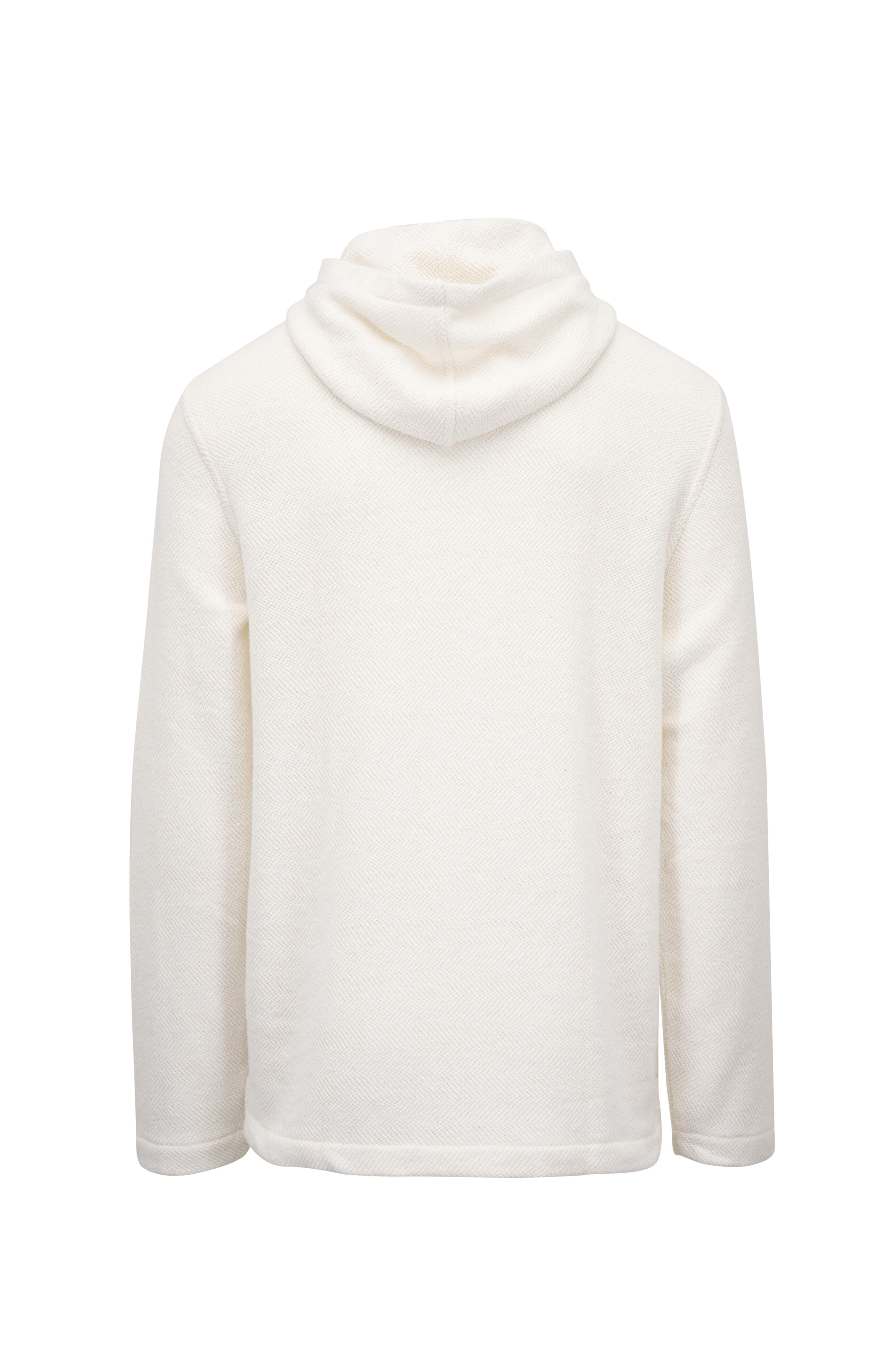 Faherty Brand - Whitewater Ivory Shell Hoodie