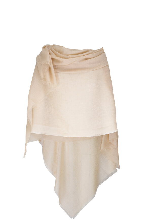 Kinross - Light Camel Sparkle Shawl