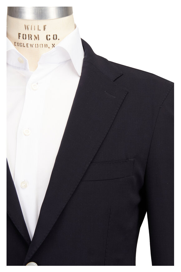 Marco Pescarolo Navy Soft Wool Sportcoat - view 1