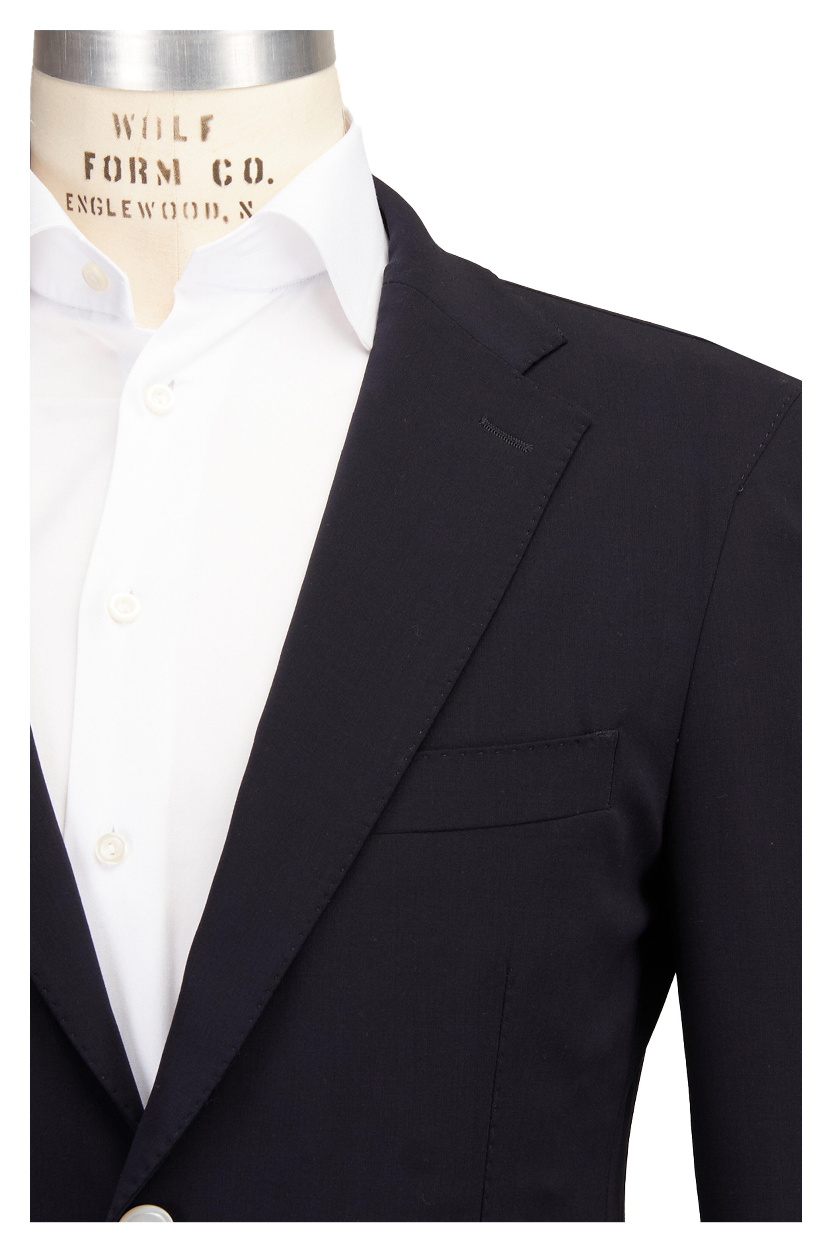 Marco Pescarolo - Navy Soft Wool Sportcoat - view 1