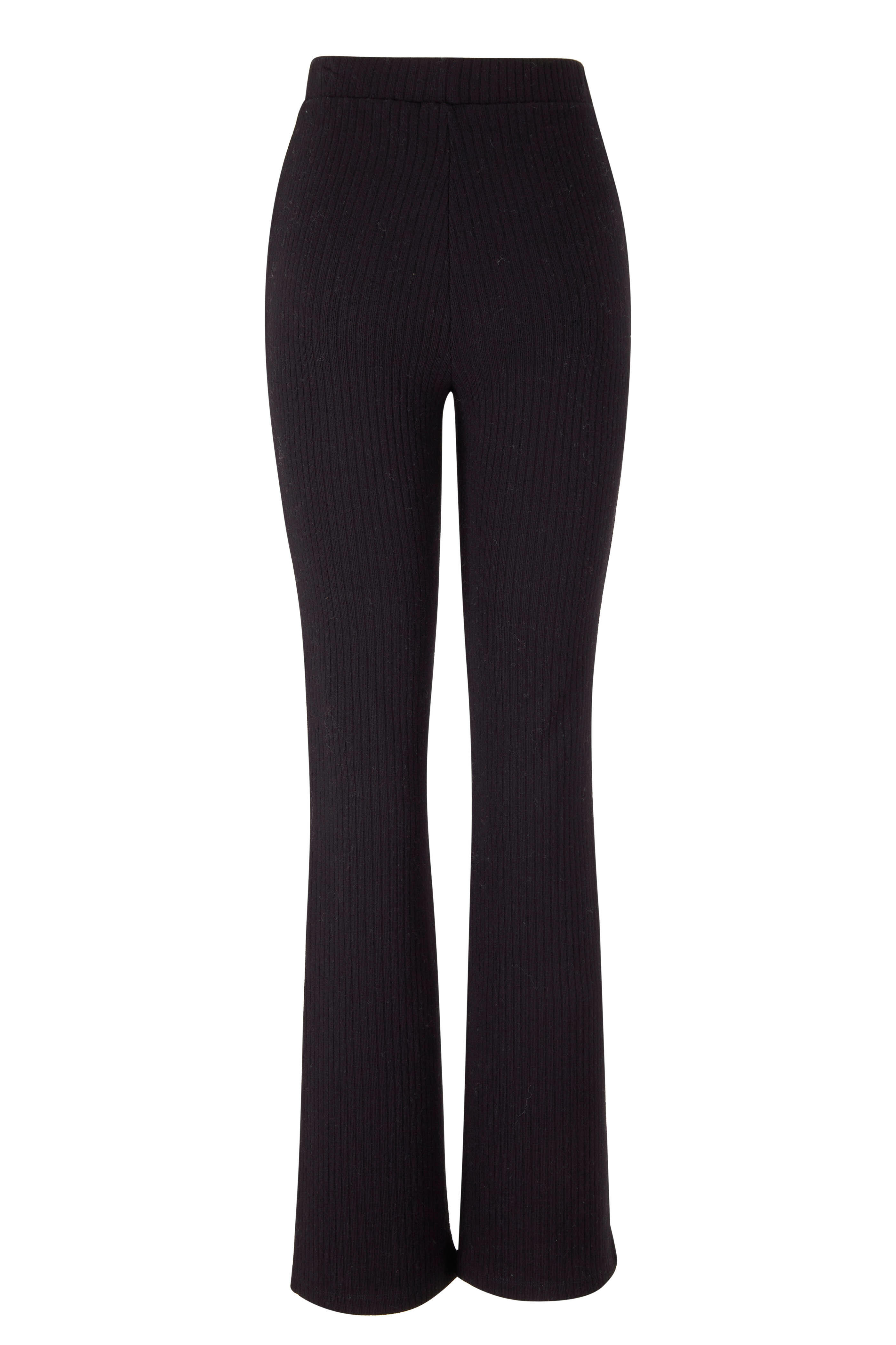 Vince - Black Ribbed Flare Pant | Mitchell Stores