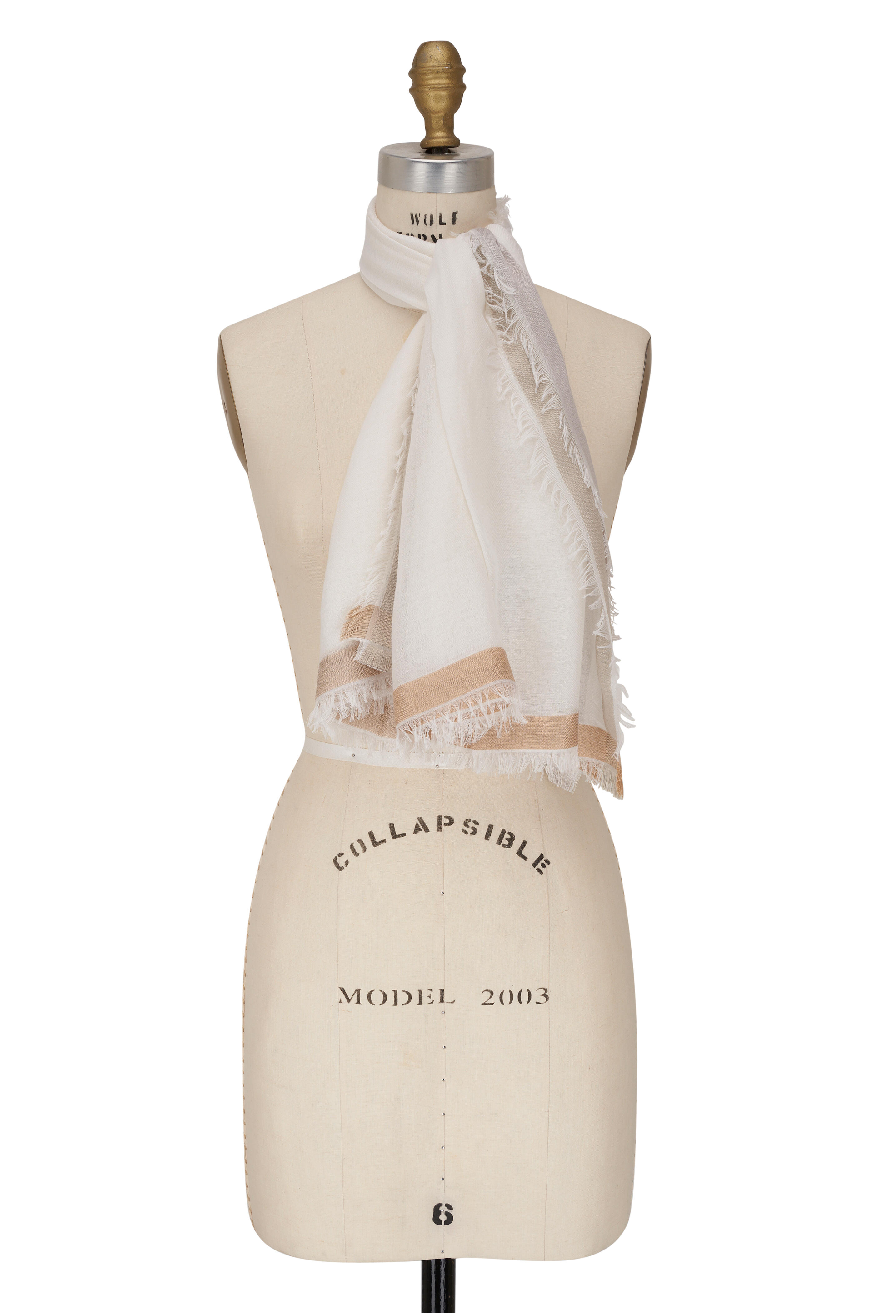 Loro Piana - Quadrate Soffio Rainbow Scarf