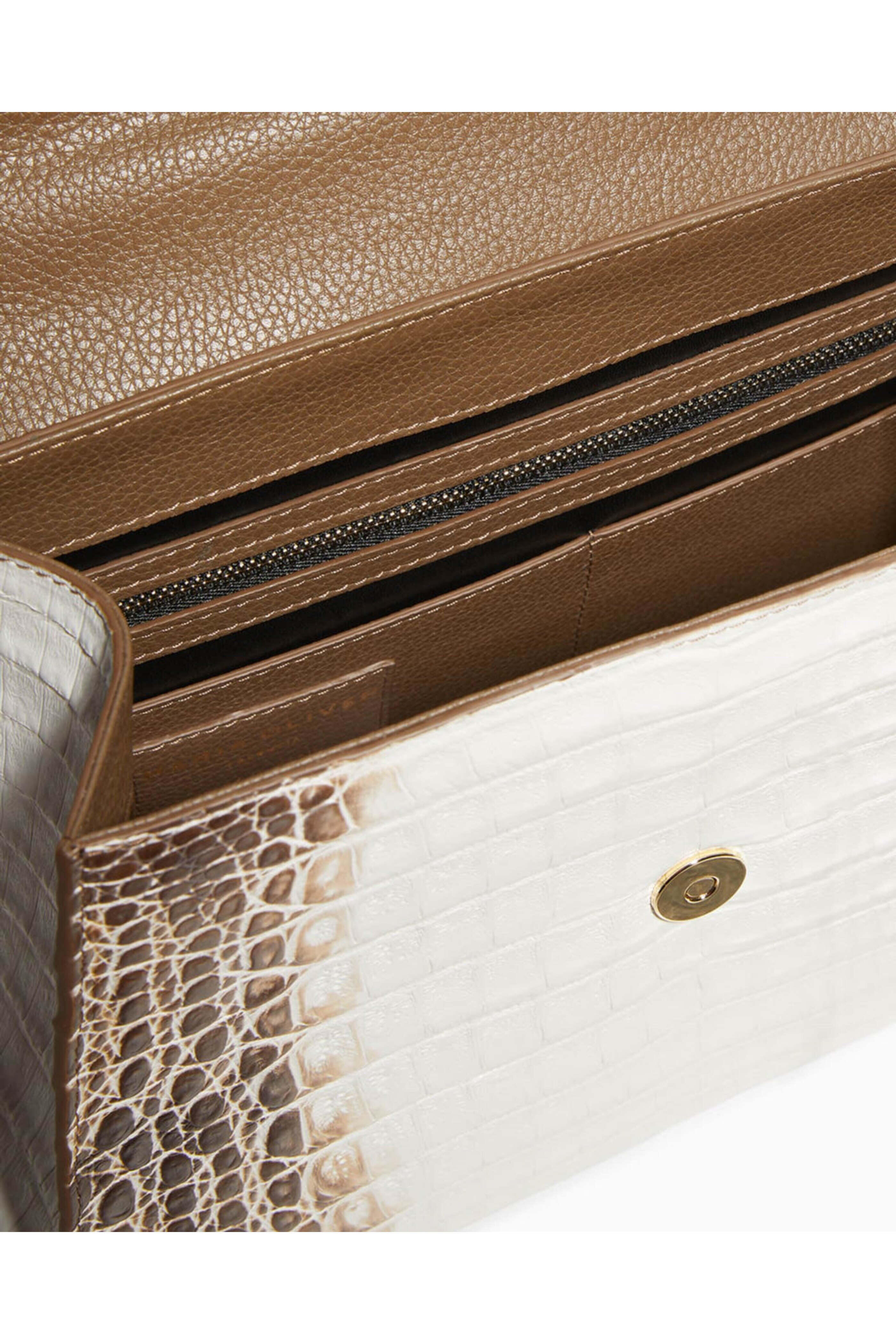 Maria Oliver - Michelle Top Handle Bag in Natural