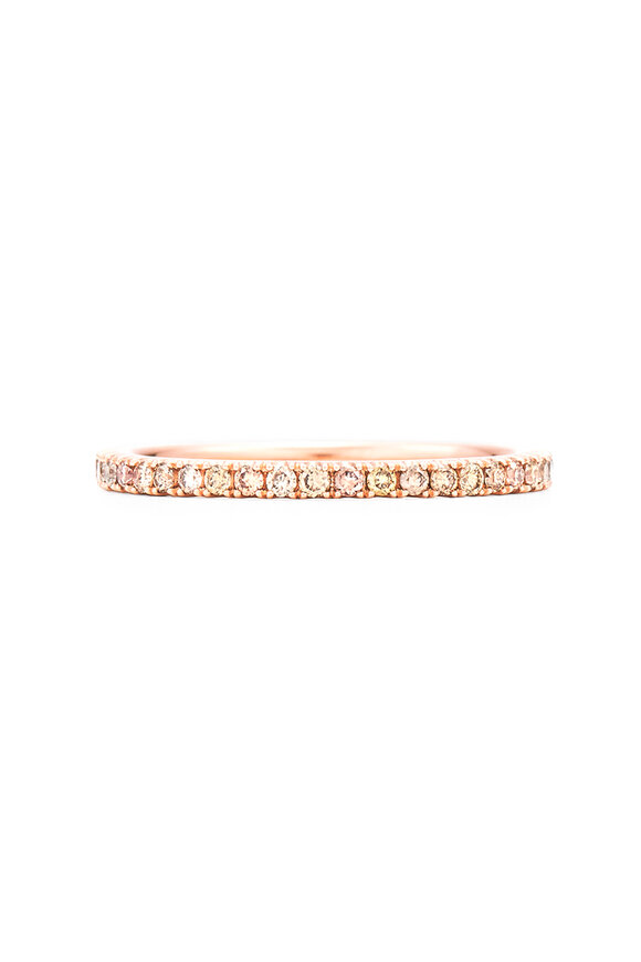 Kwiat - Pink Gold Mixed Diamond Stackable Ring