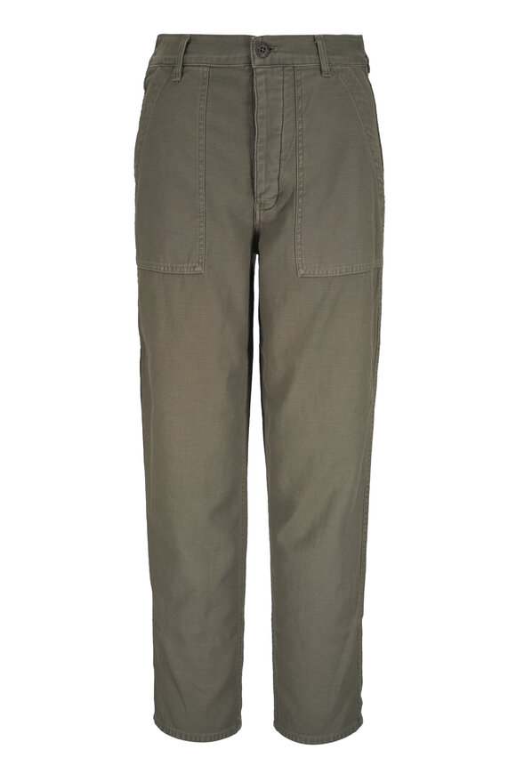 Nili Lotan Earl Olive Fatigue Pant - view 1