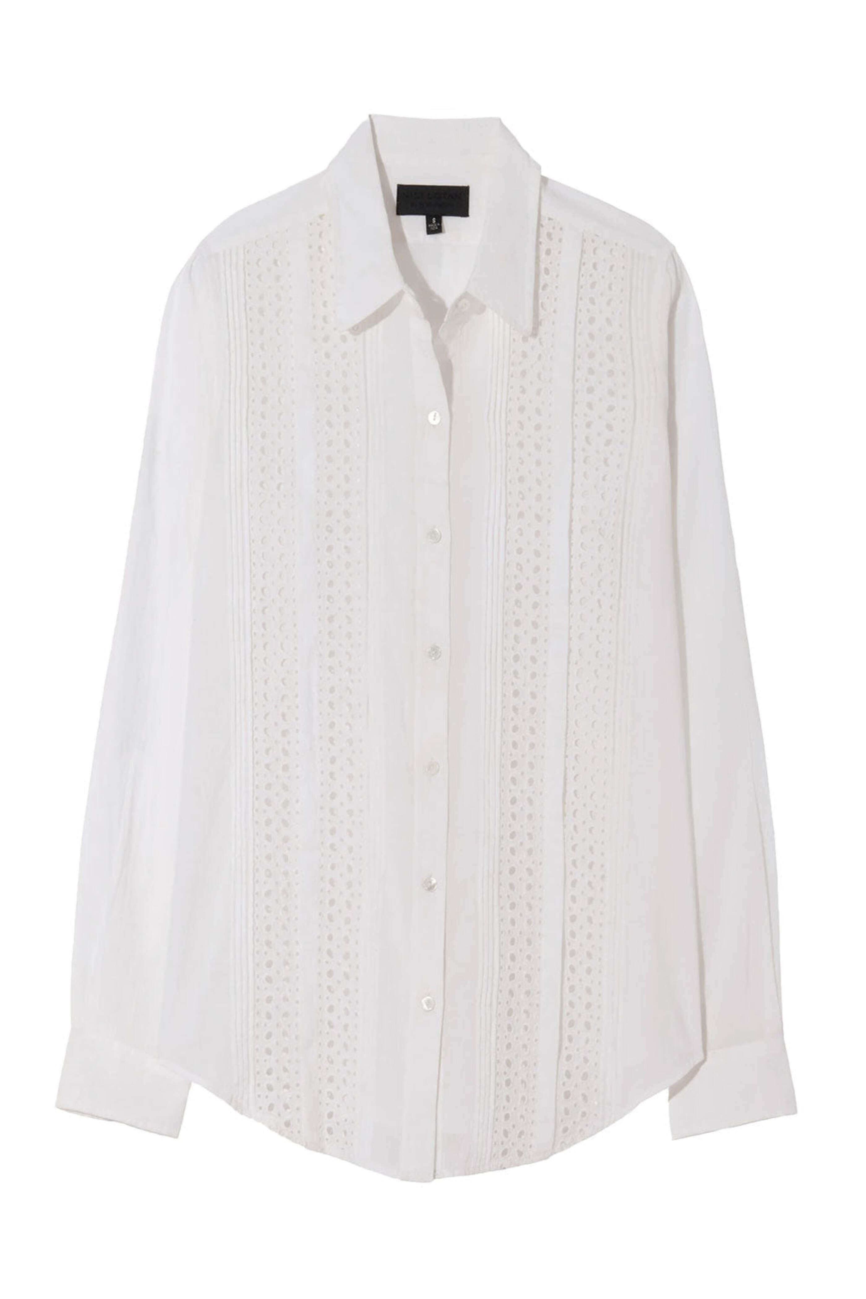 Nili Lotan - Ivory Tara Button Down Shirt