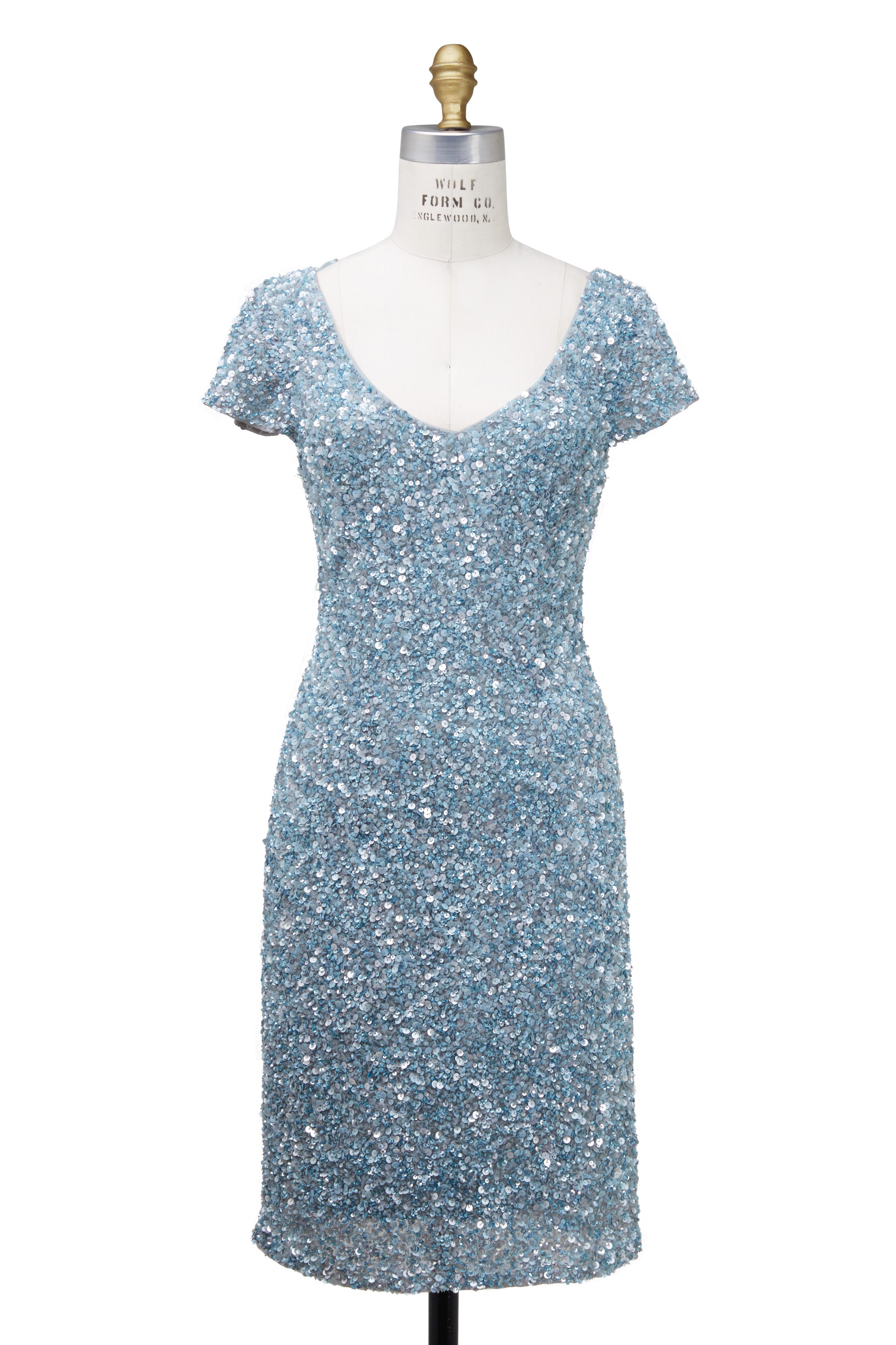 Theia - Cloud Blue Sequin Dress
