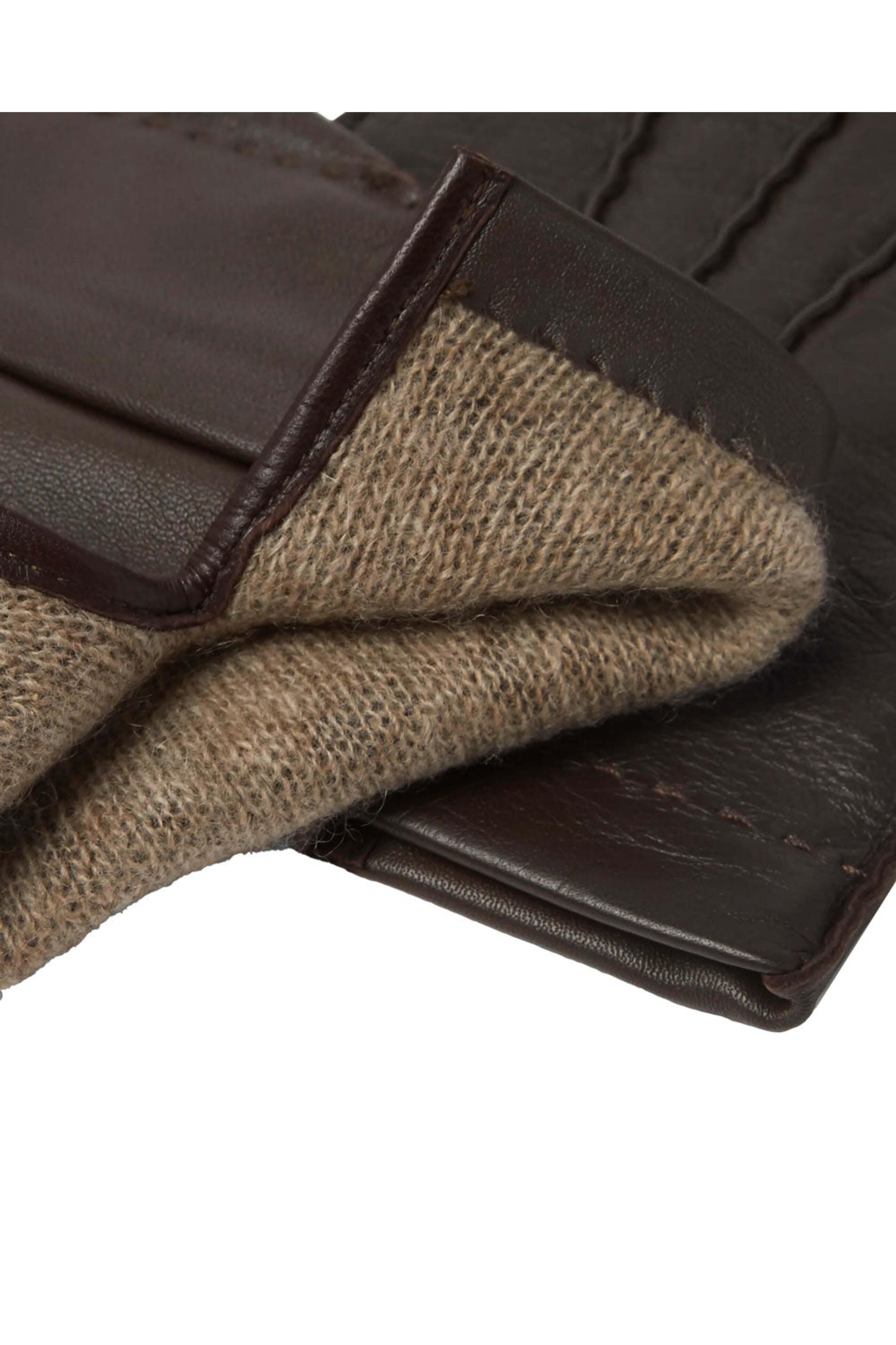 Dents - Shaftesbury Leather Gloves in Brown