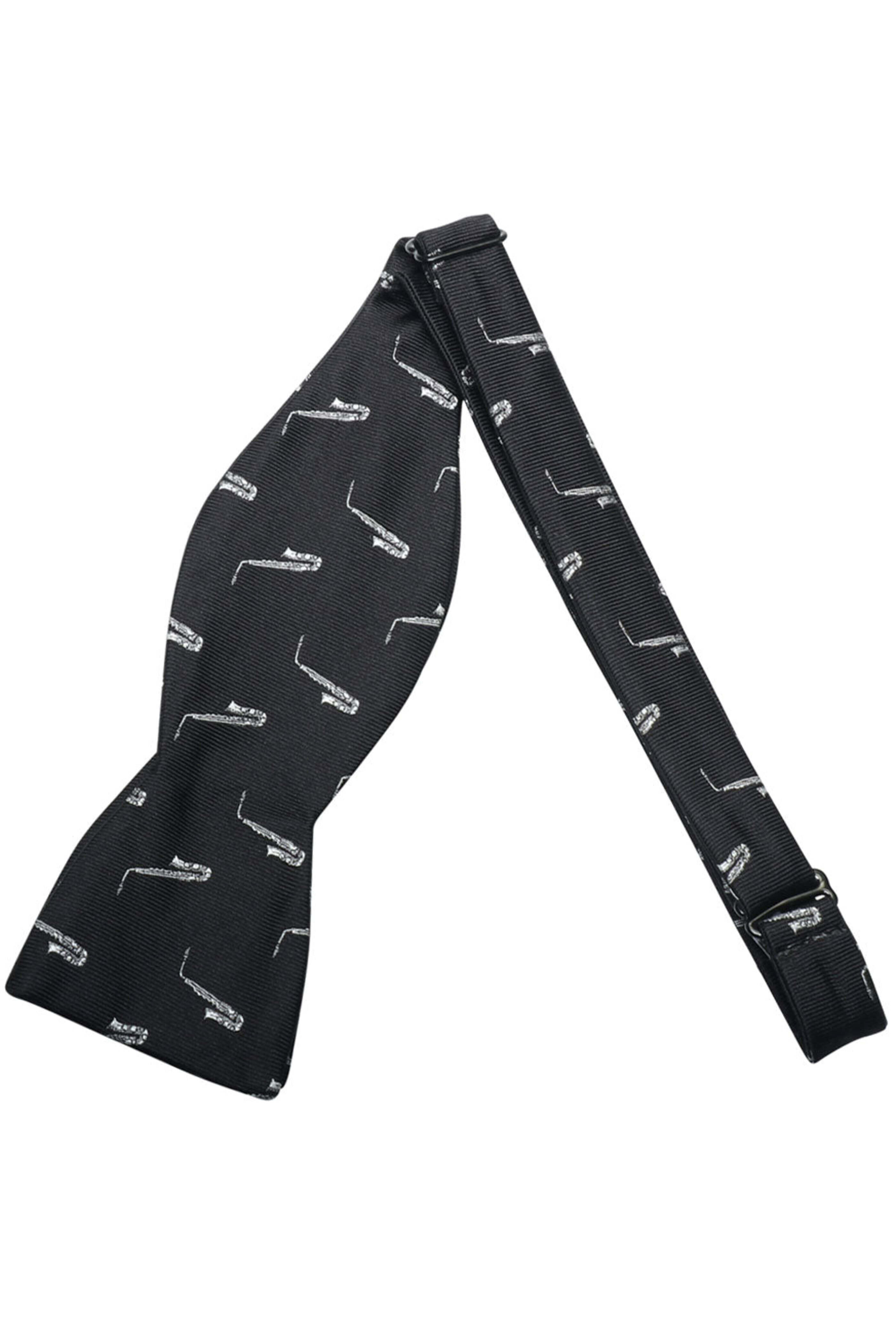 Edward Armah - Black Saxophone Bow Tie