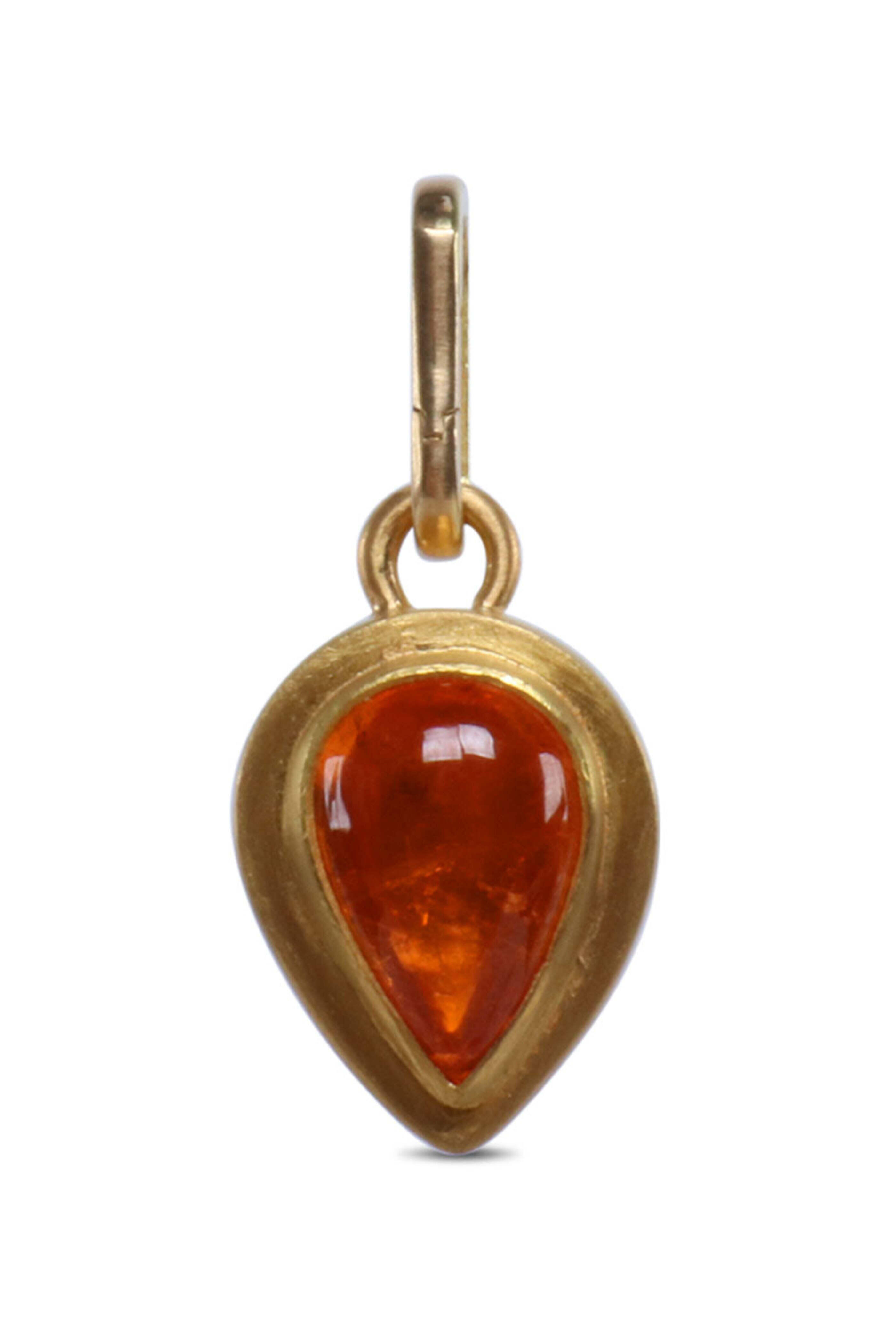 Loren Nicole - Mandarin Garnet Frame Pendant
