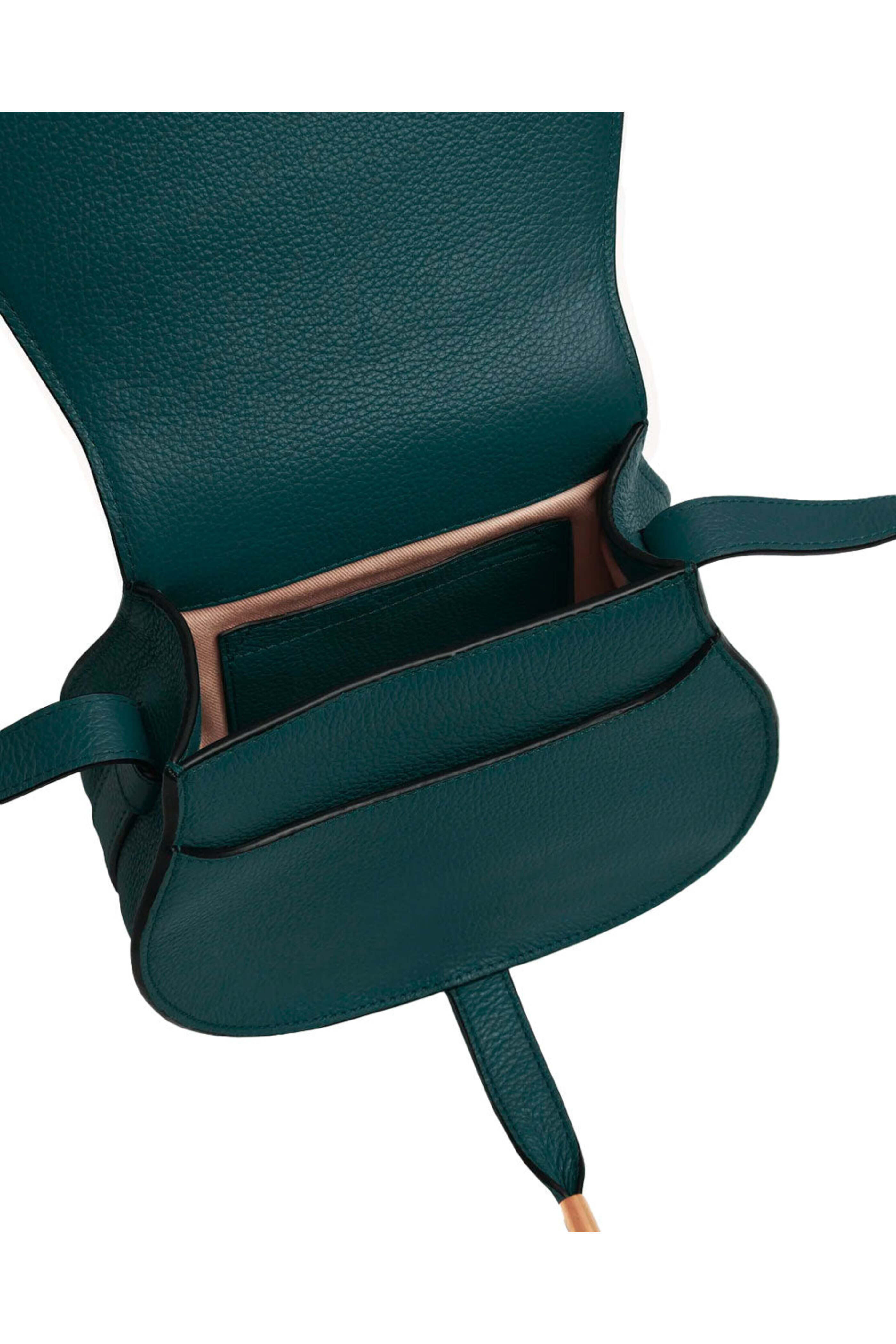 Chloé - Mini Marcie Saddle Bag in Steel Blue