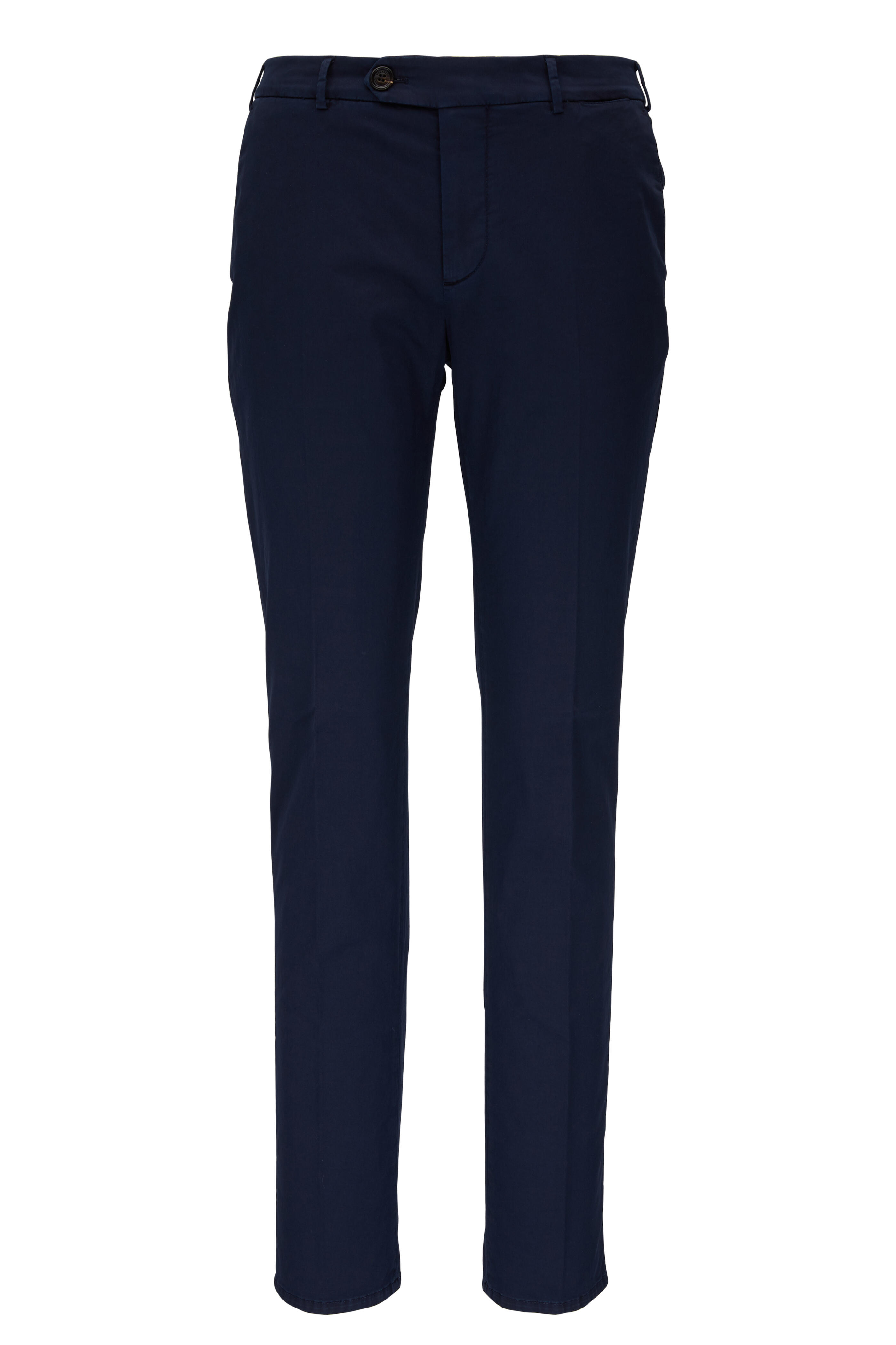 Brunello Cucinelli - Navy Gabardine Italian Fit Pant Brunello Cucinelli - Navy Gabardine Italian Fit Pant
