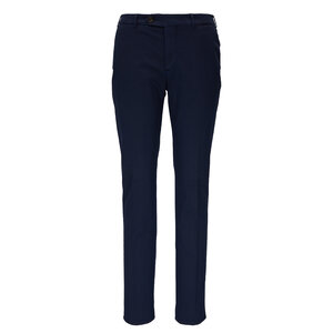 Brunello Cucinelli - Navy Gabardine Italian Fit Pant
