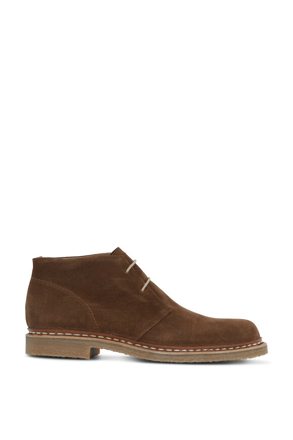 Paraboot - Desert Ario Brown Suede Lace-Up Boot