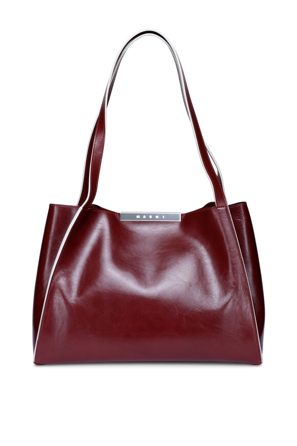 Jimmy Choo - Nine2Five Cuoio Grained Leather Tote