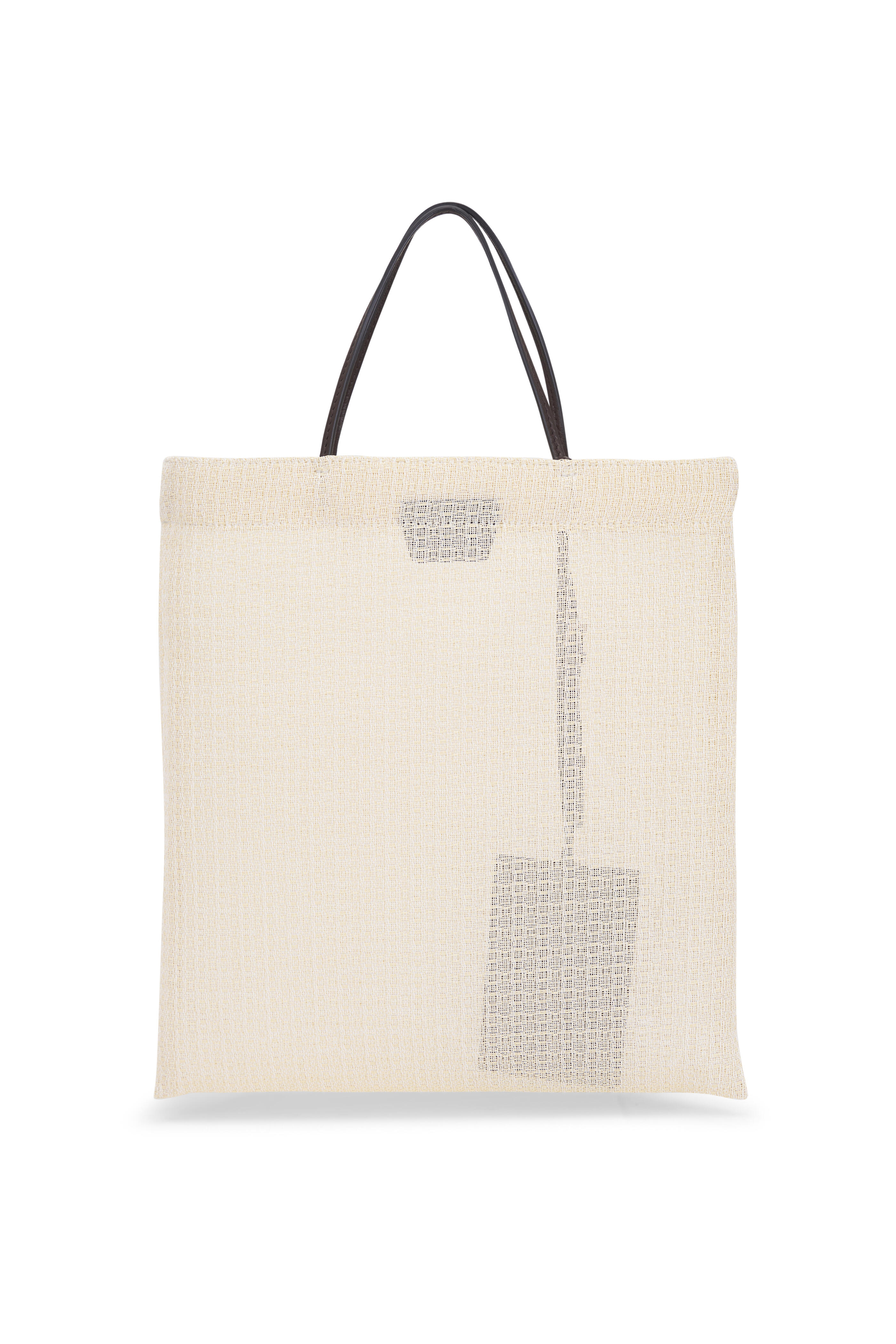 The Row - Mini Barn Ivory Mesh Tote Bag | Mitchell Stores