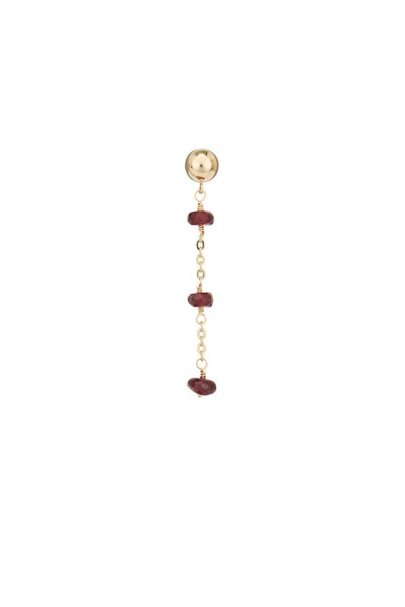 Cristina V. Rondelle Gold Earrings - view 2