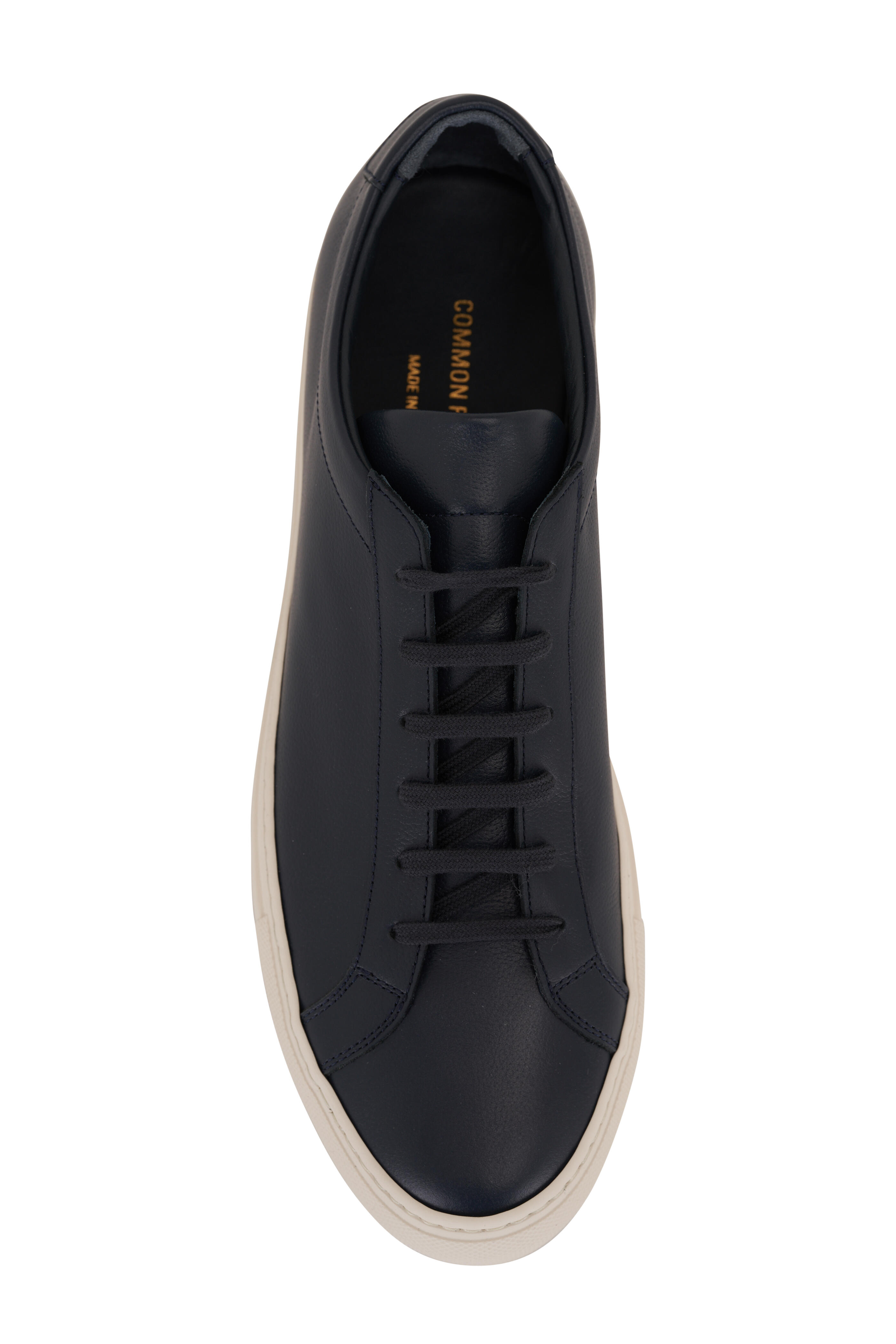Common Projects - Achilles Navy Leather Low Top Sneaker