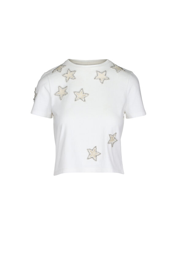 Alice & Olivia Cindy Crystal Tshirt