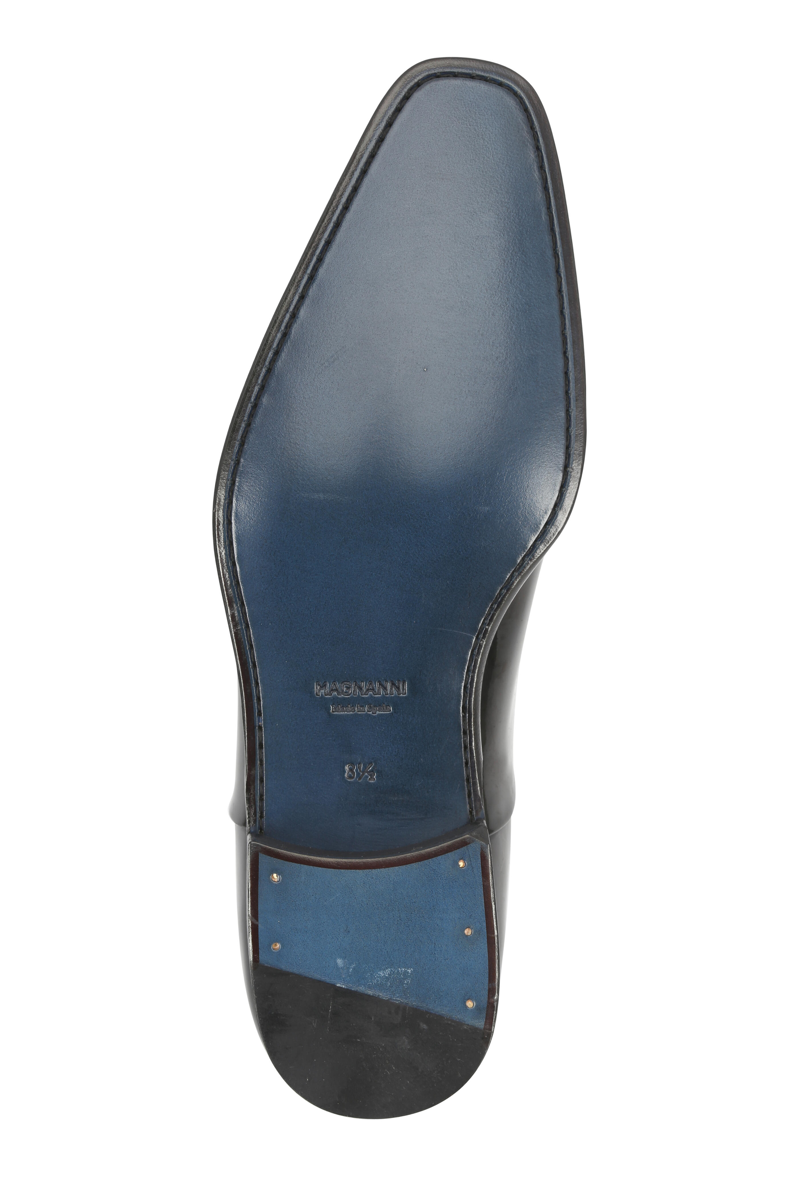 Magnanni - Denali Black Patent Leather Cap-Toe Oxford