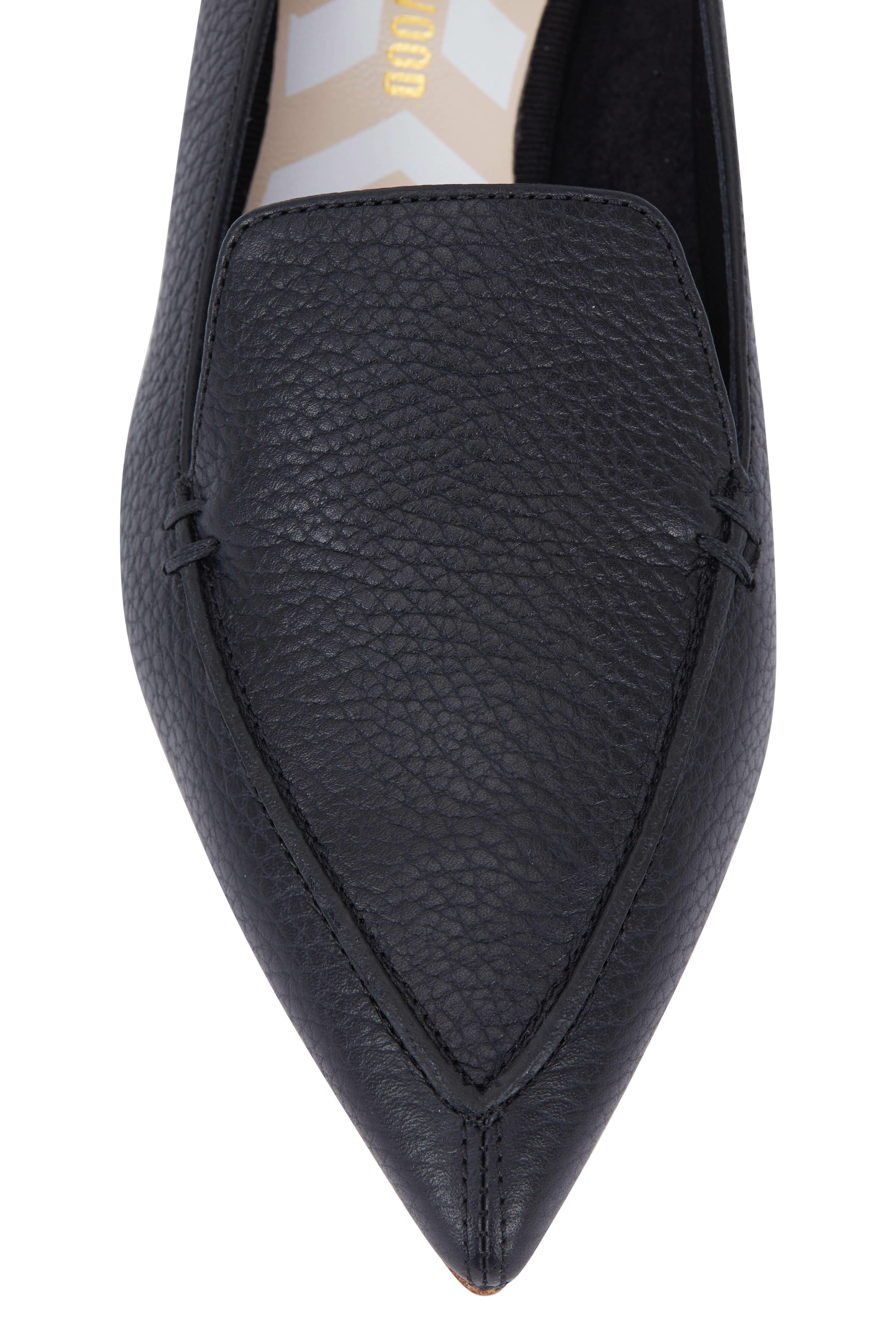 Nicholas Kirkwood - Beya Black Quilted Leather Flat