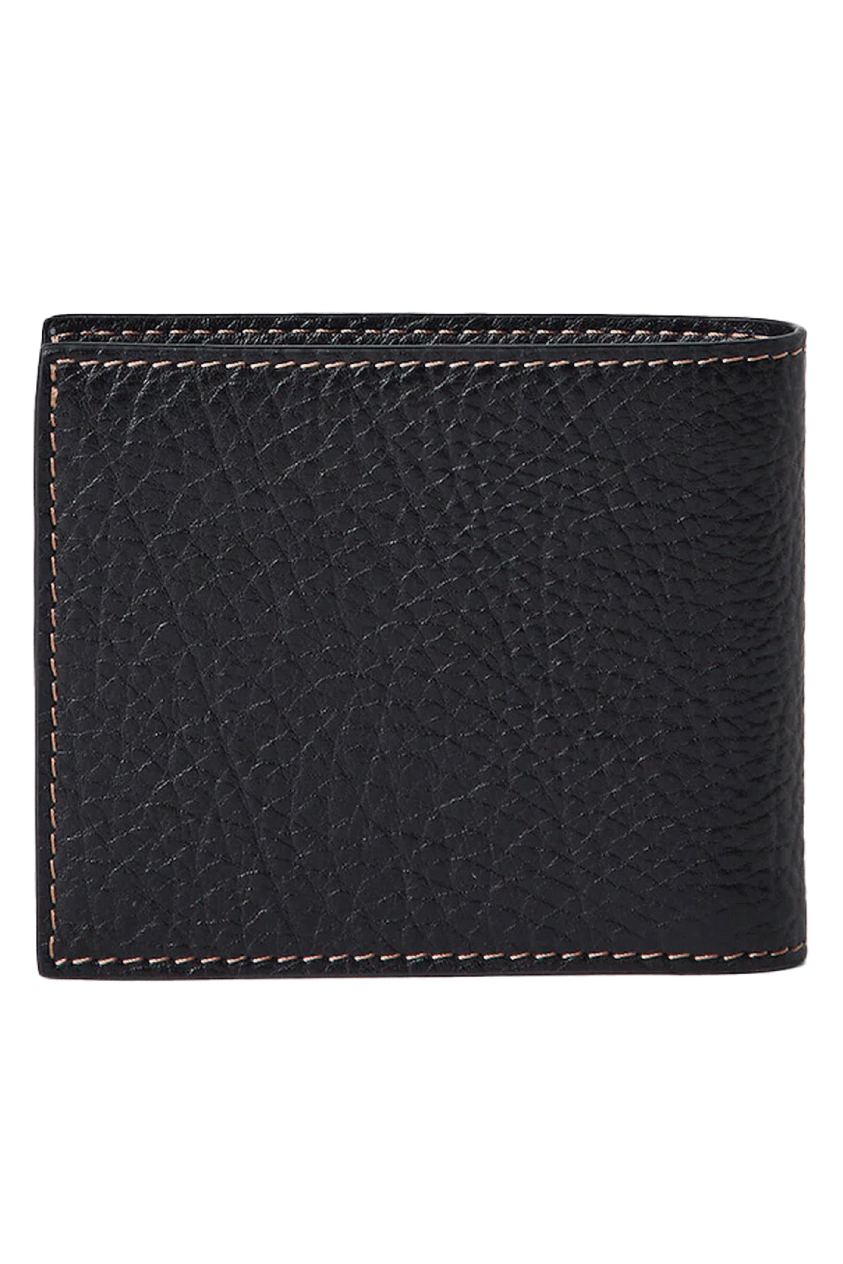 Brunello Cucinelli - Black Grained Calfskin Wallet