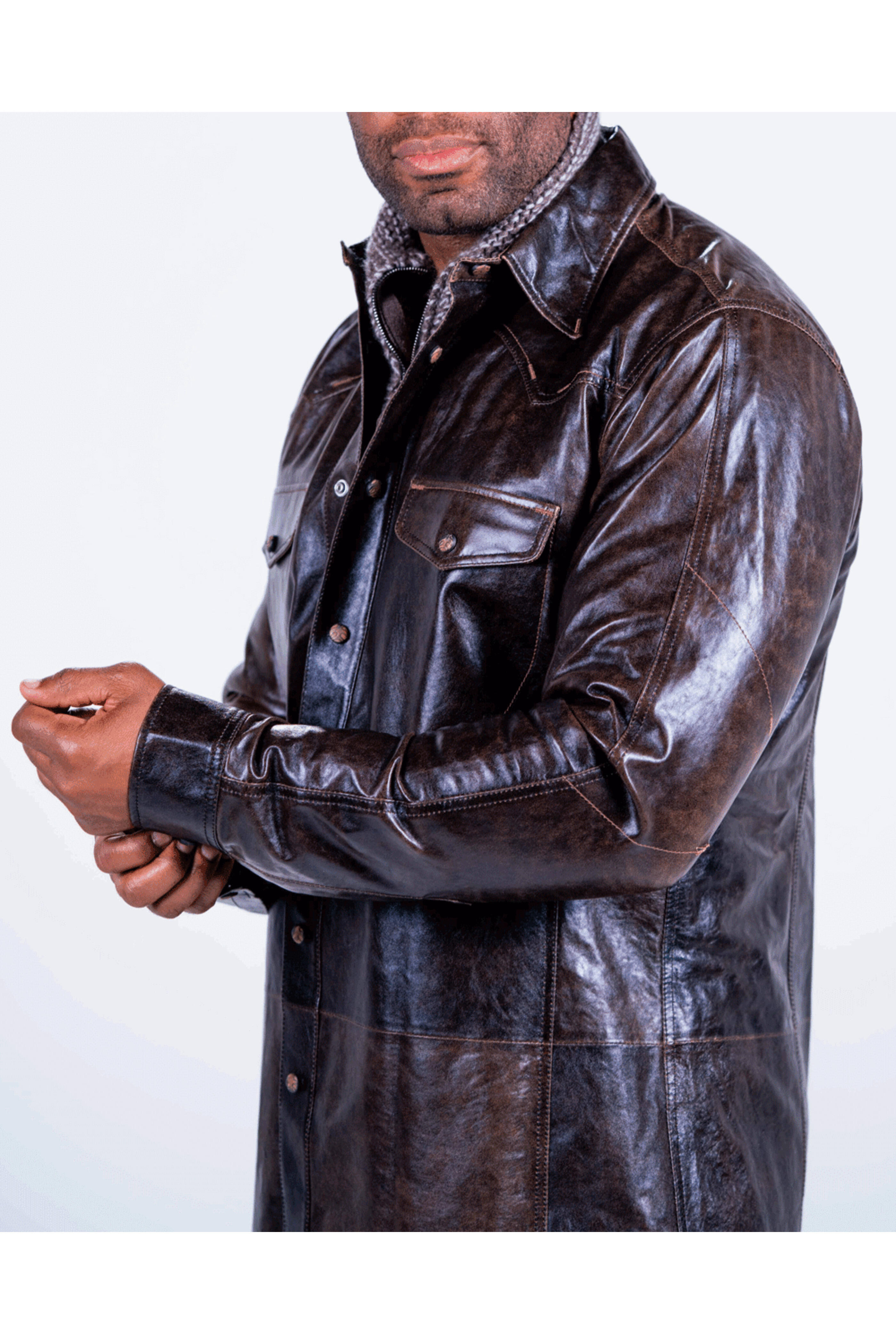 ジャケット・アウター old cow leather jacket robert comstock old cow leather jacket robert comstock