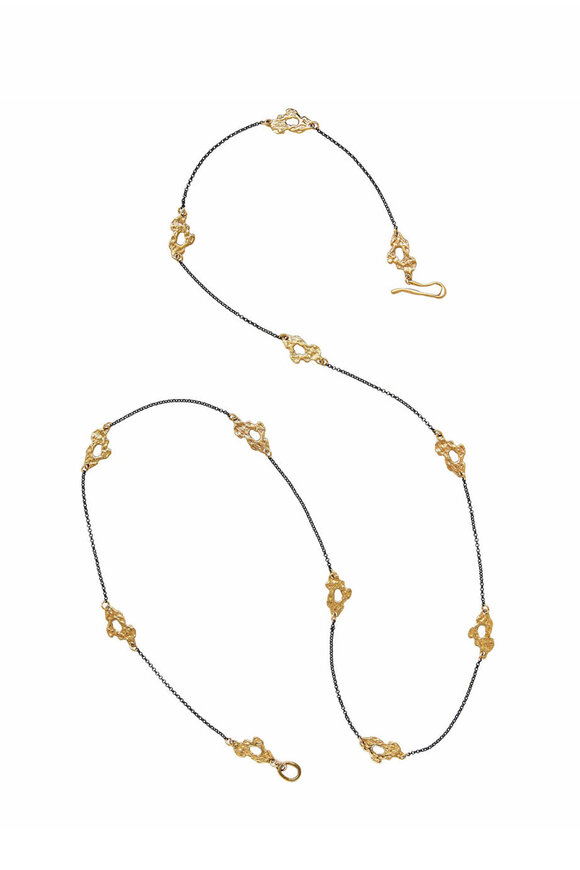 Julie Cohn Design Petite Reef Bronze Sterling Chain Necklace